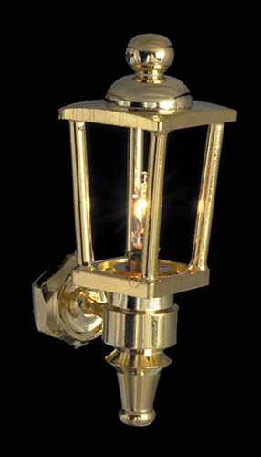 Brass Colonial Coach Lantern (Sconce)